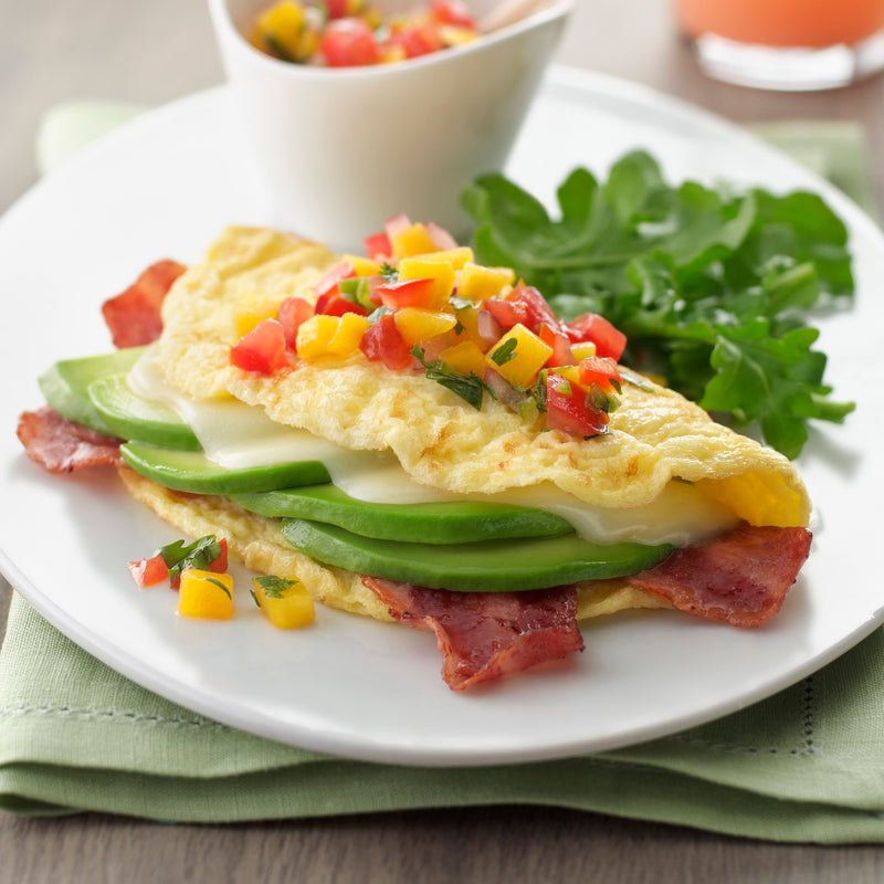 Papetti's® Fully Cooked 5"x5" Singlefold Omelet 3 Ounce Size - 84 Per Case.