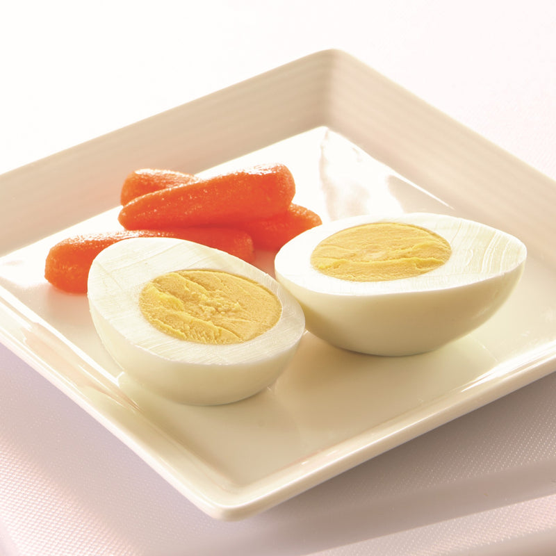 Peeled Hard Cooked Eggs 2 Count Packs - 14 Per Case.