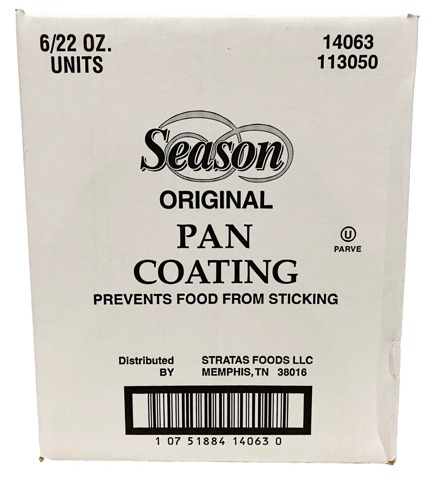 Season Original Soy Pan Coating Spray 22 Ounce Size - 6 Per Case.