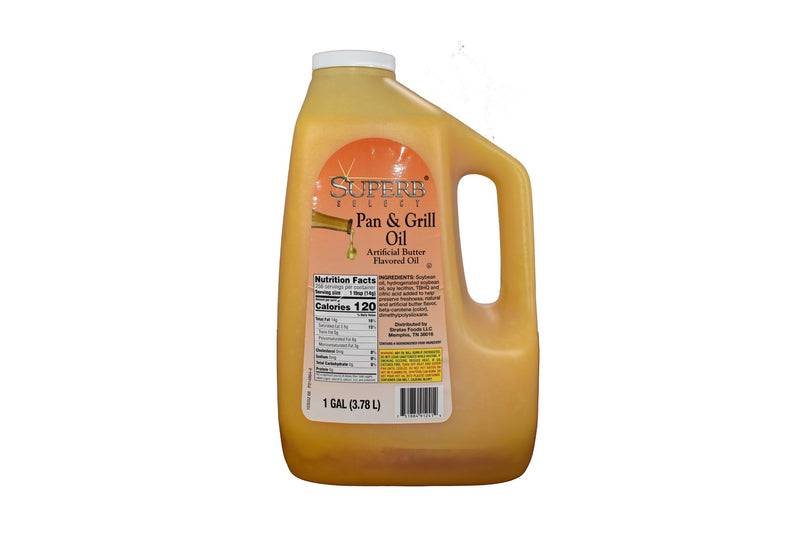 Superb Commodity Pan & Grill Oil, 1 Gallon- 4 Per Case.