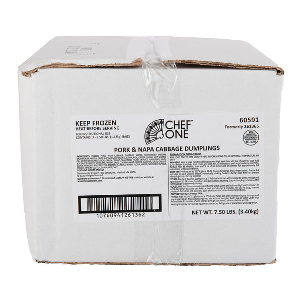 Sfs Chef One Prk & Napa Cbg Dmp Lbs40 Ounce Size - 3 Per Case.