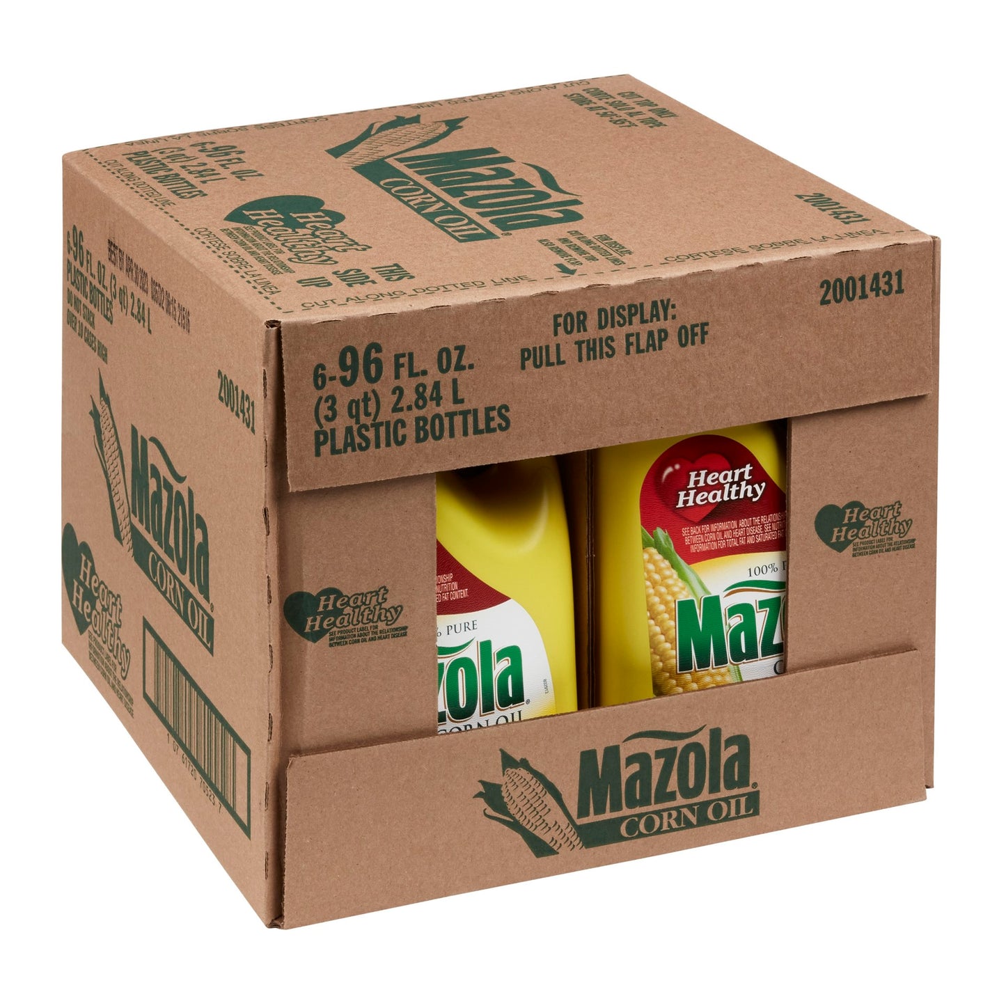 Mazola Corn Oil 96 Fluid Ounce - 6 Per Case.