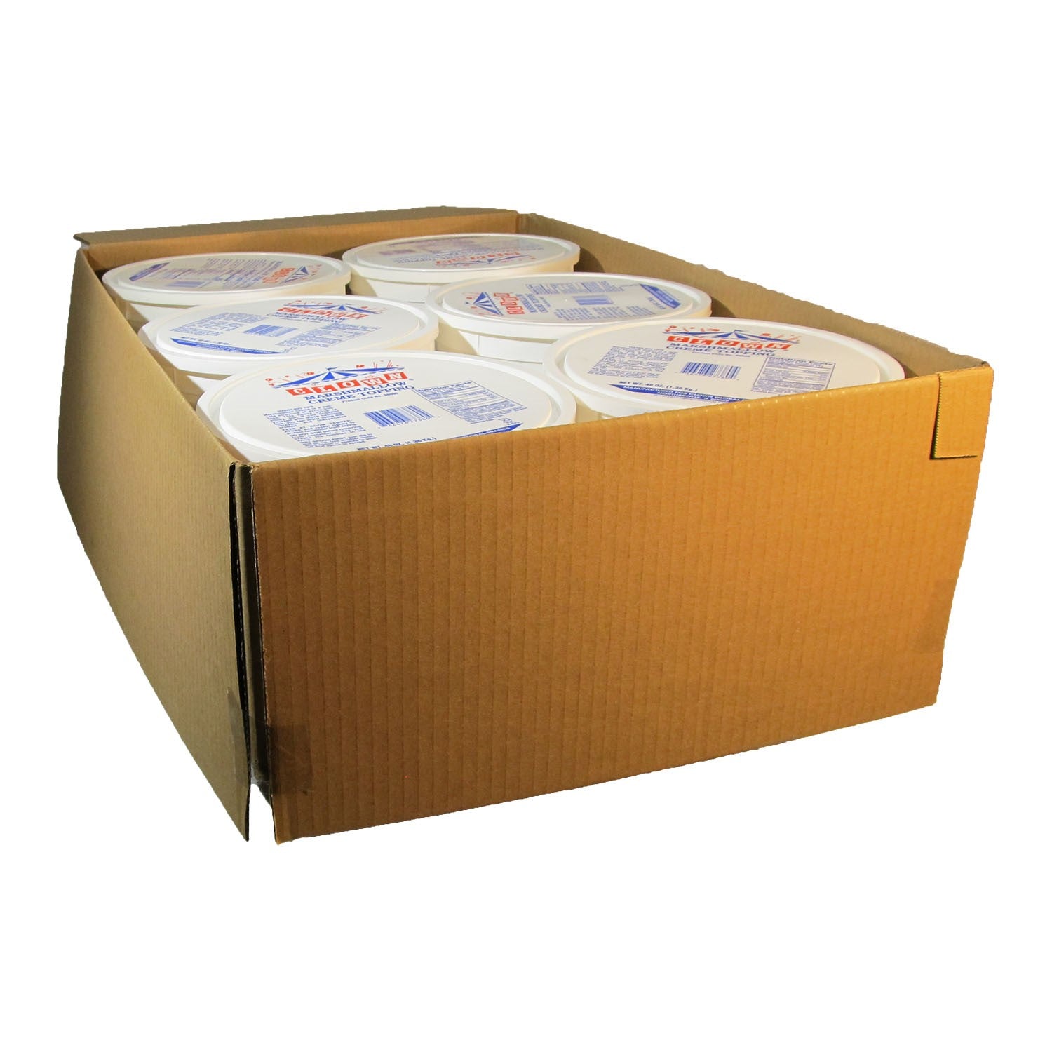 Clown Marshmallow Creme Topping 1 Gallon - 6 Per Case.