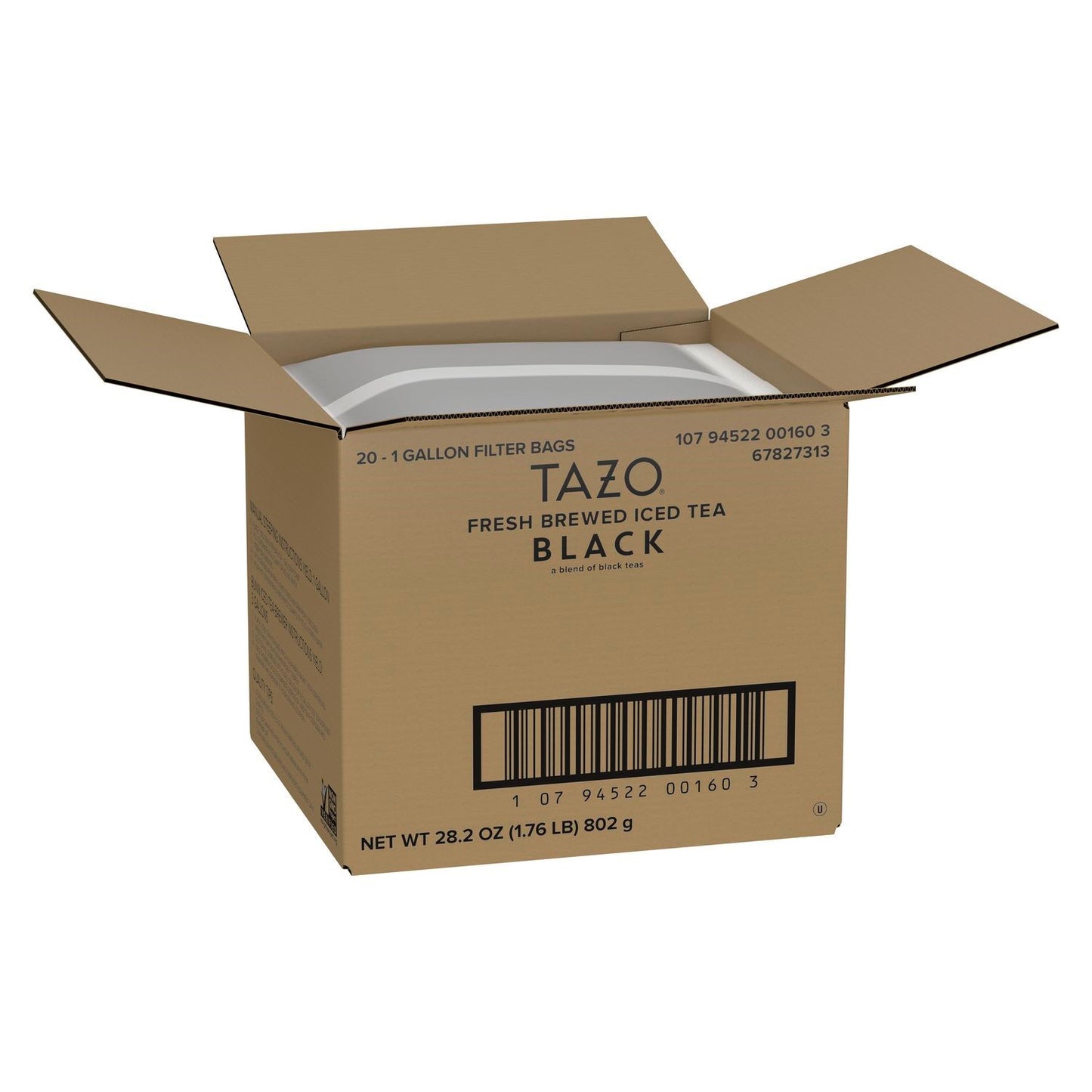 Tazo Tea Bags Iced Black Tea 1 Gallon - 20 Per Case.