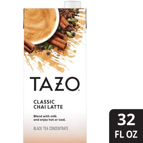 Tazo Chai Tea Concentrate, 32 Fluid Ounces- 6 Per Case.