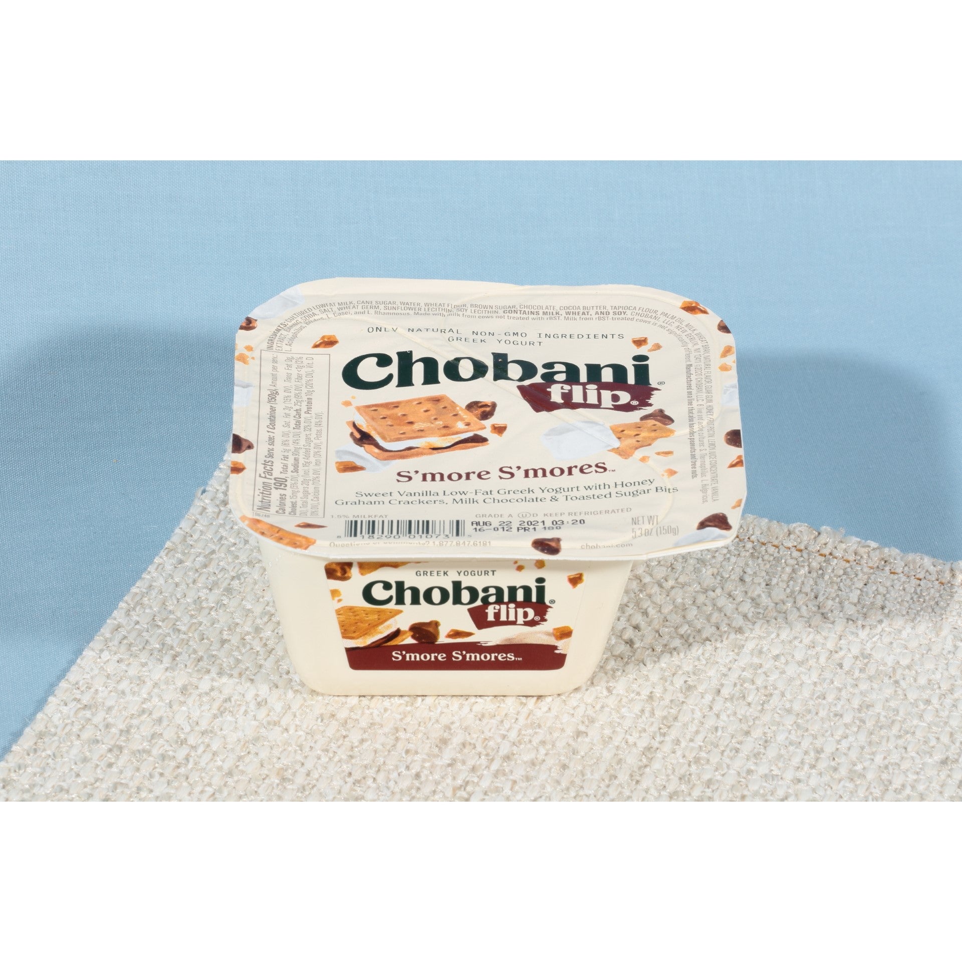 Chobani® Flip® Low Fat Greek Yogurt S'more S'mores 4.5 Ounce Size - 12 Per Case.