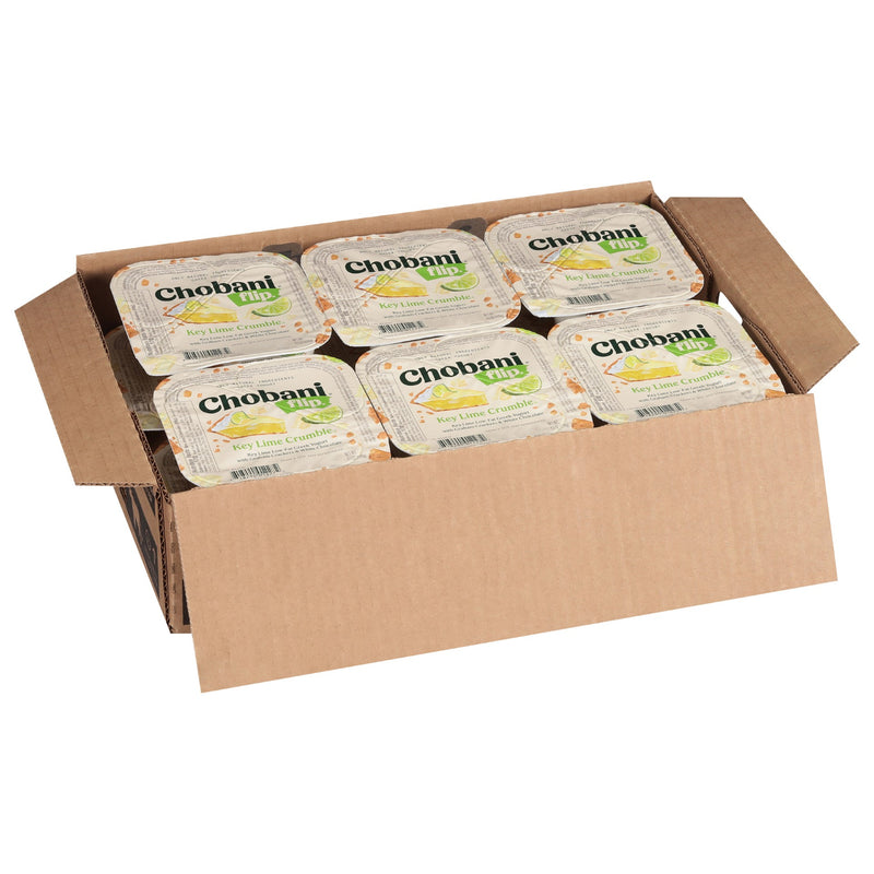 Chobani® Flip® Low Fat Greek Yogurt Key Lime Crumble® 4.5 Ounce Size - 12 Per Case.