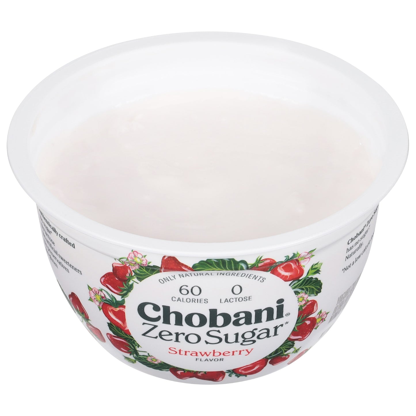 Chobani™ With Zero Sugar Strawberry 5.3 Ounce Size - 12 Per Case.