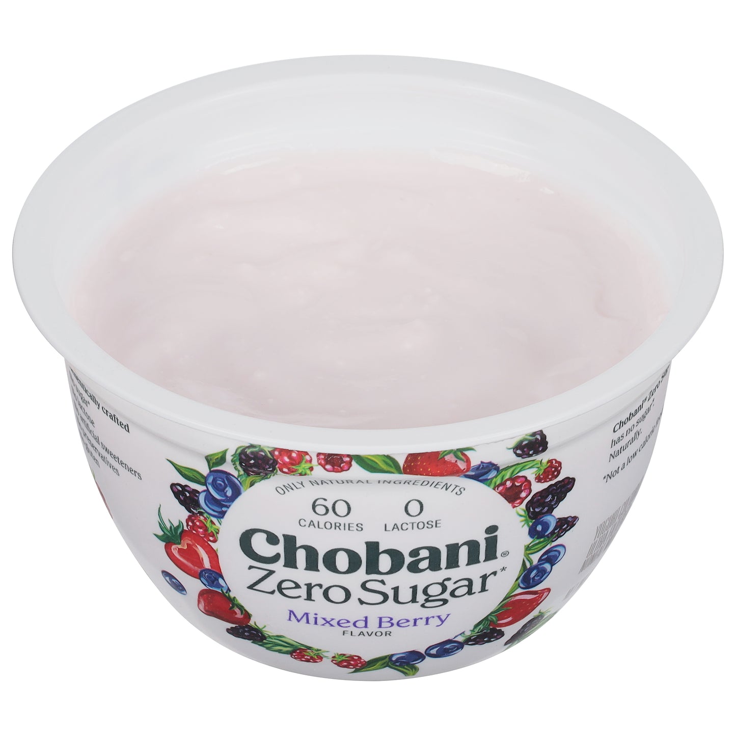 Chobani™ With Zero Sugar Mixed Berry 5.3 Ounce Size - 12 Per Case.