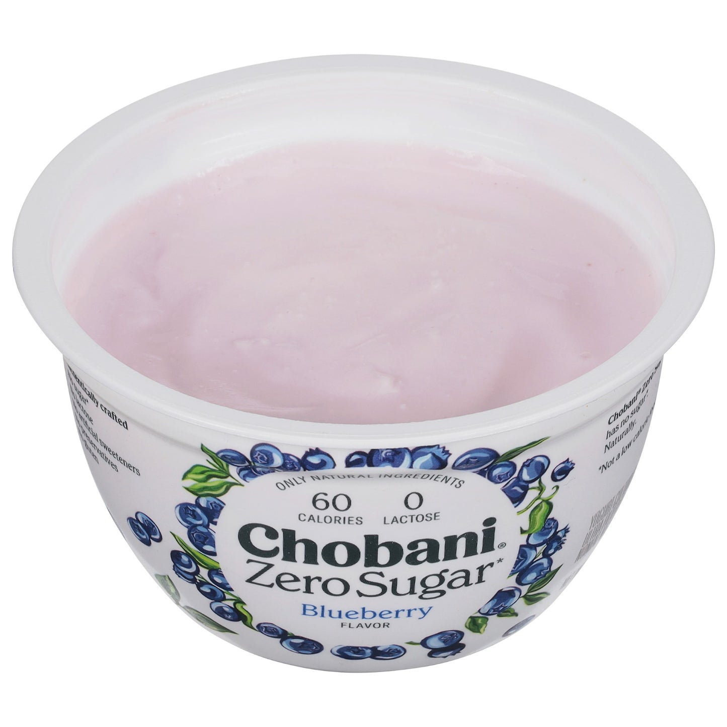 Chobani™ With Zero Sugar Blueberry 5.3 Ounce Size - 12 Per Case.