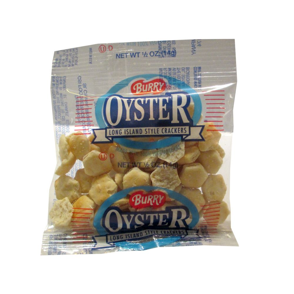 Oyster Cracker Small 0.5 Ounce Size - 150 Per Case.