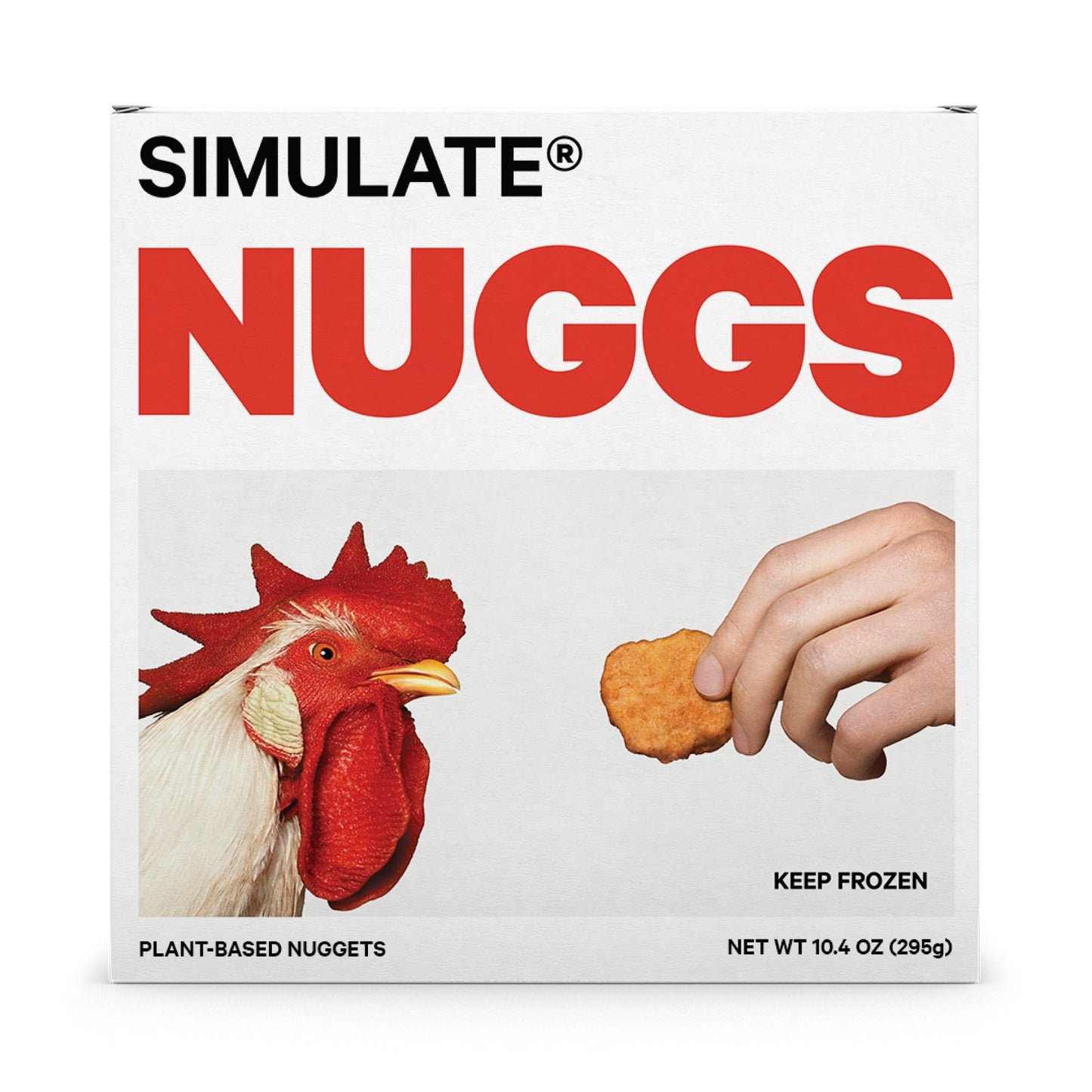 Simulate Inc Nuggs Plant Based Chicken Nuggets Original 1 each- 8 per case