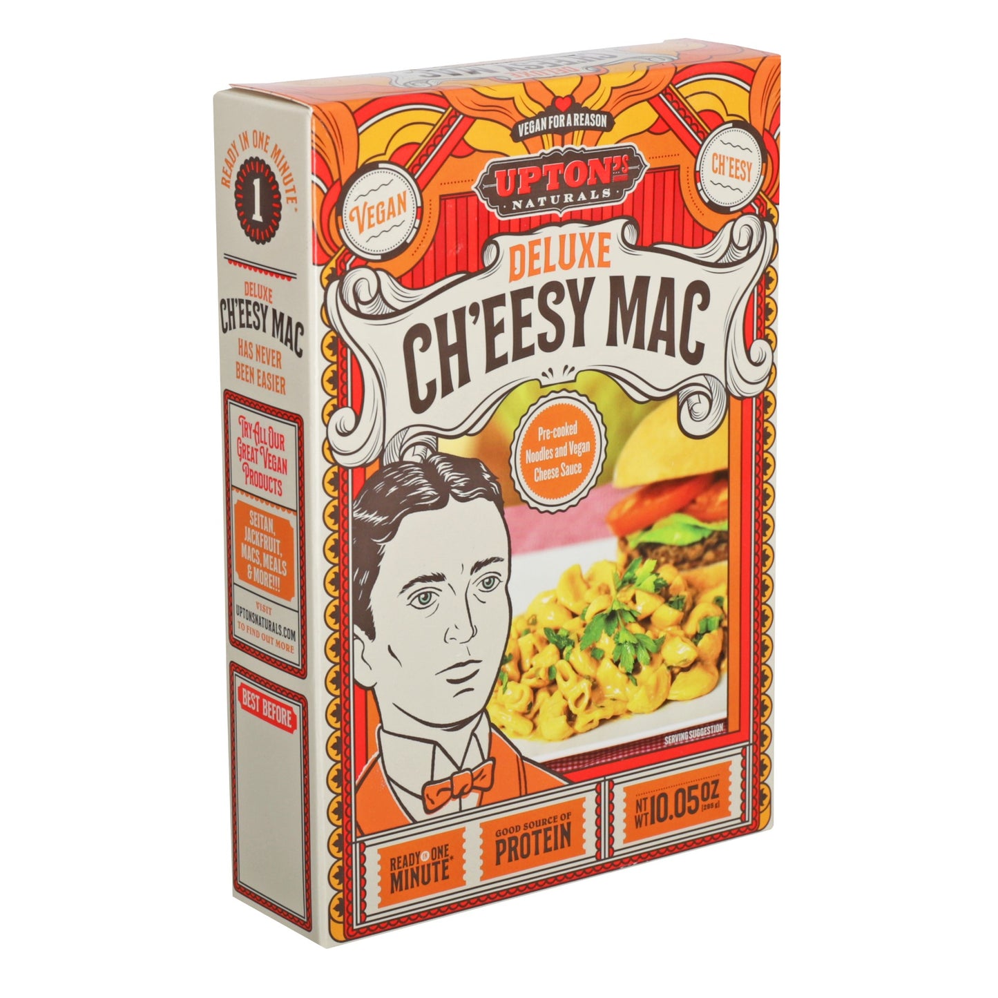 Upton's Naturals Ch'eesy Macaroni 10.05 Ounce Size - 6 Per Case.