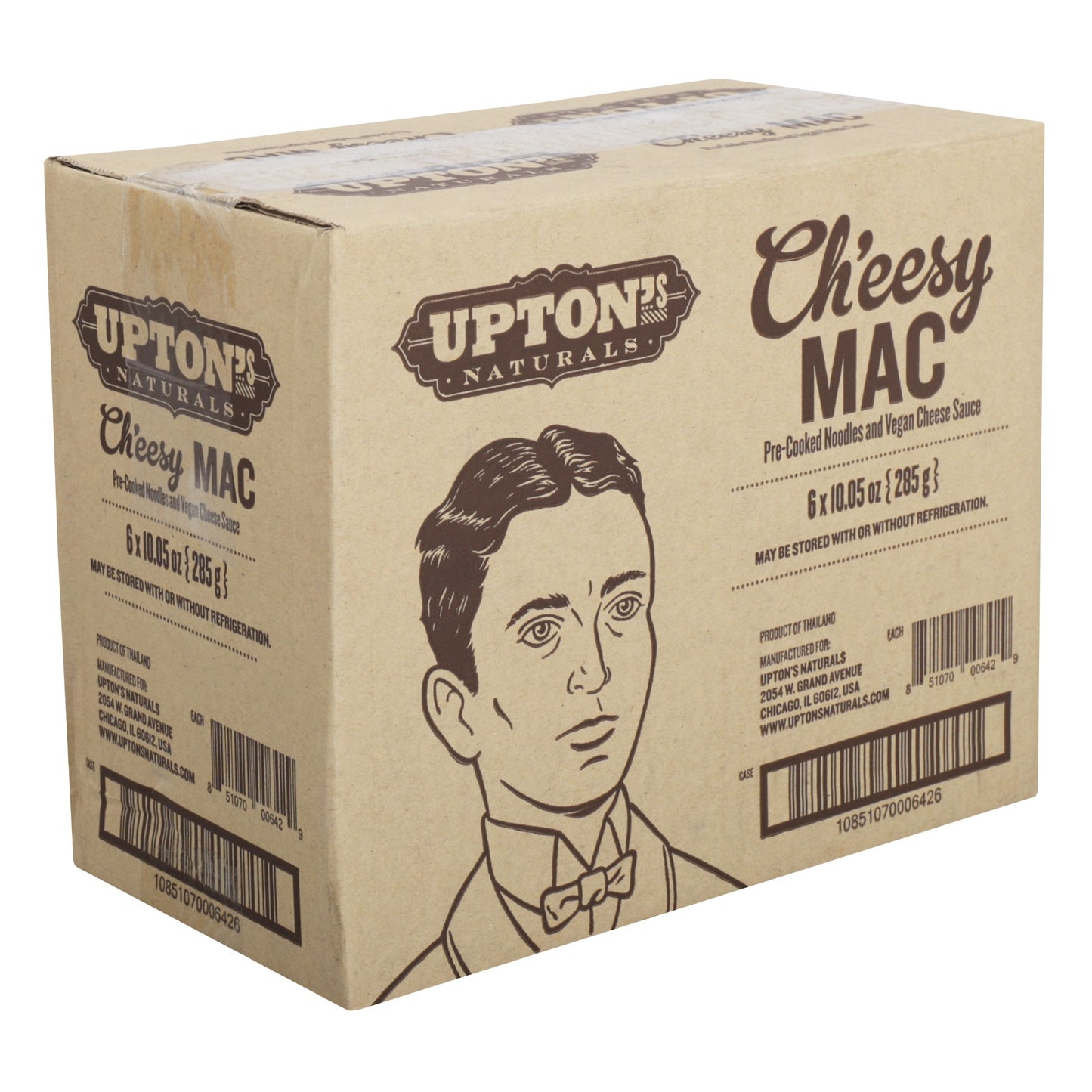 Upton's Naturals Ch'eesy Macaroni 10.05 Ounce Size - 6 Per Case.