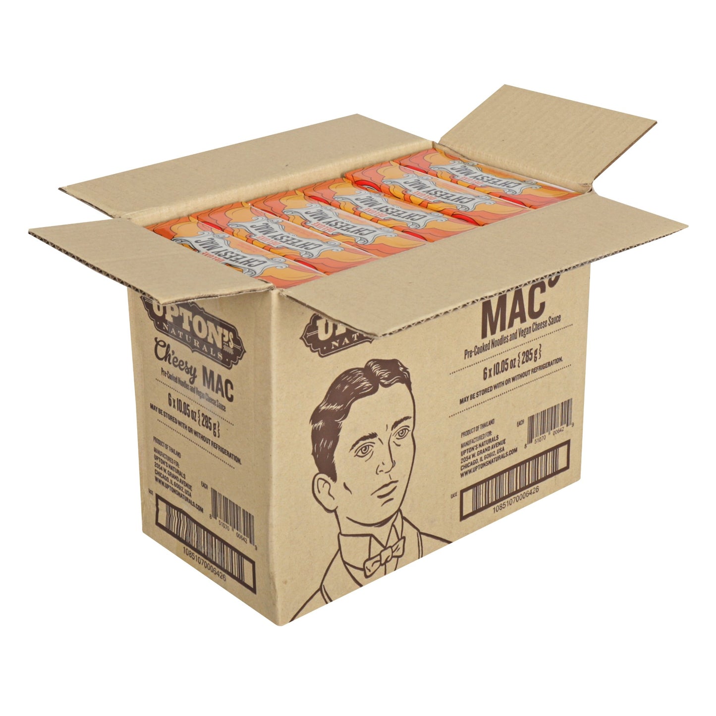 Upton's Naturals Ch'eesy Macaroni 10.05 Ounce Size - 6 Per Case.