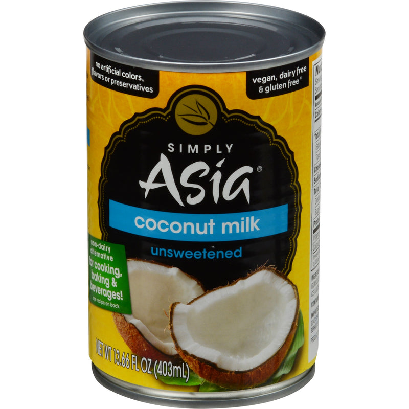 Simply Asia Coconut Milk 13.66 Fluid Ounce - 24 Per Case.