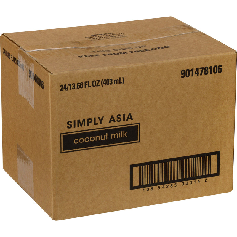 Simply Asia Coconut Milk 13.66 Fluid Ounce - 24 Per Case.