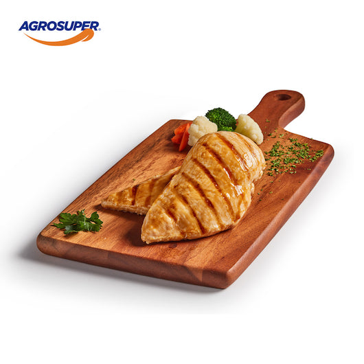 Agro Super Marinated Skinless Boneless Chicken Breast IQF 5 Pound Each - 8 Per Case.