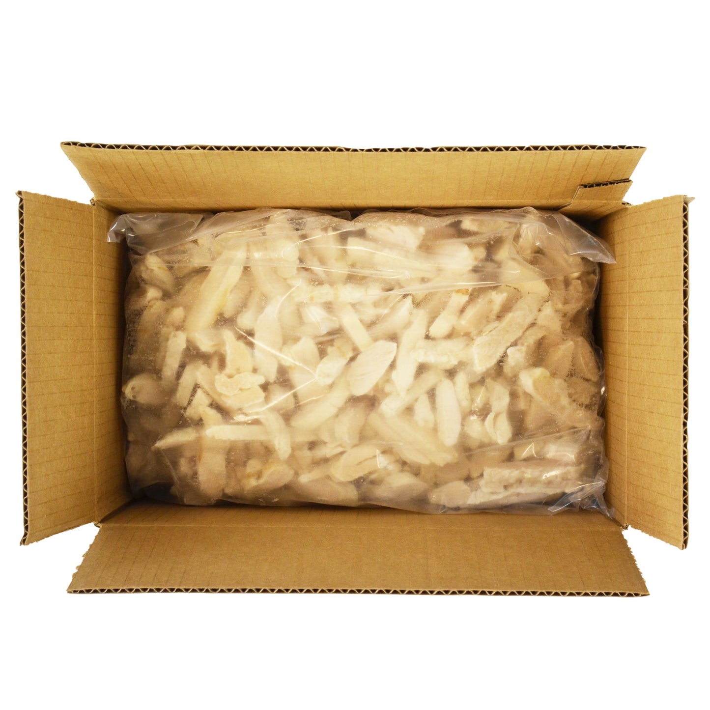 Chicken Fully Cooked Chik'n'zips® Top Shelf™ Sliced Natural Nae Chicken Breast Strips 5 Pound Each - 2 Per Case.