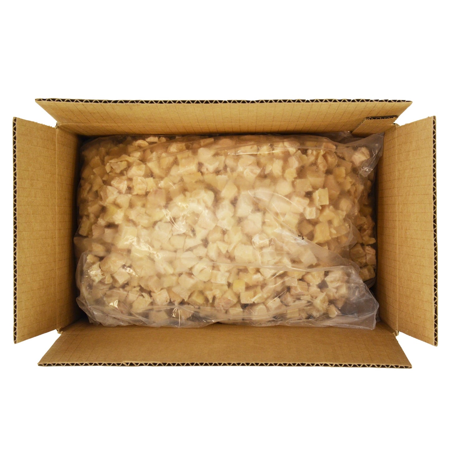 Chicken Fully Cooked Chik'n'zips® Diced Breast 5 Pound Each - 2 Per Case.