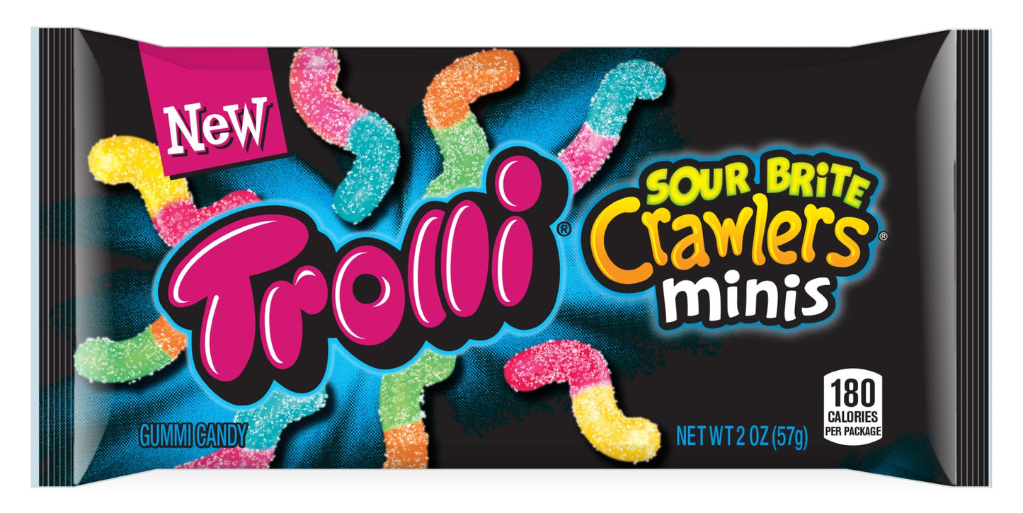 Trolli Sour Brite Crawlers 2 Ounce Size - 144 Per Case.