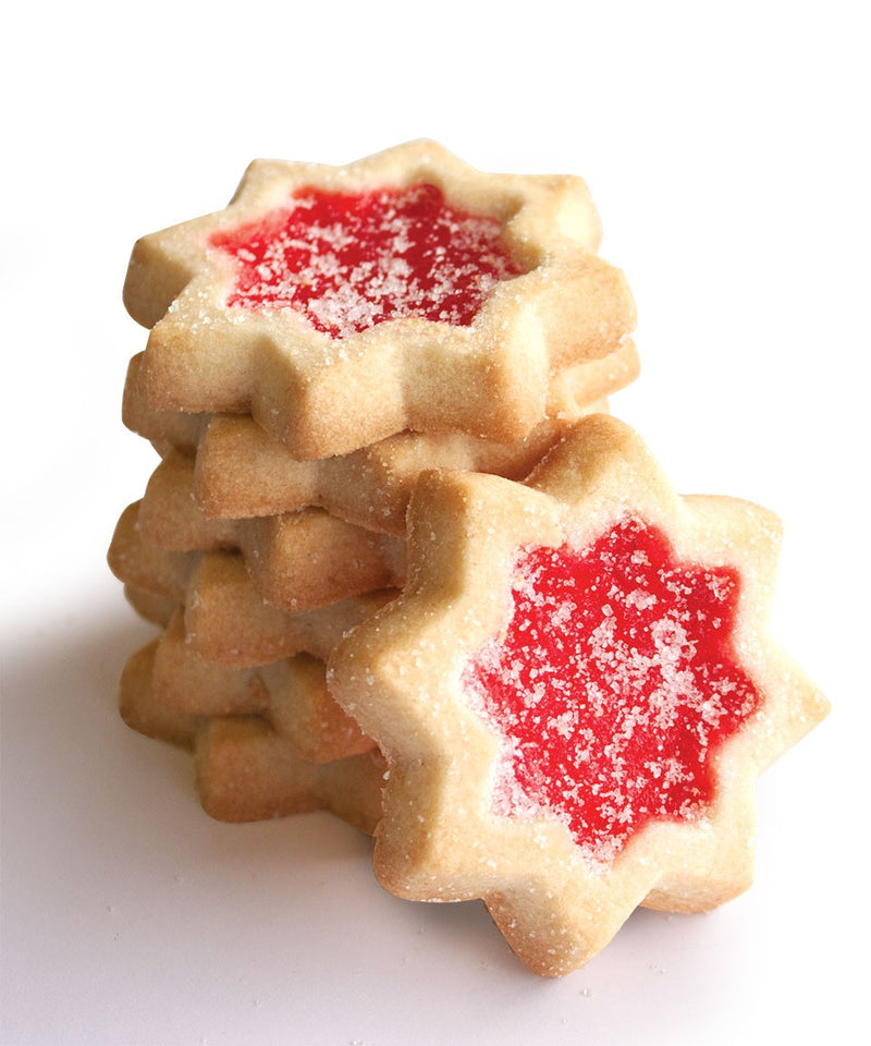 Cookies United Cherry Snowflake Cookies 5 Pound Each - 1 Per Case.