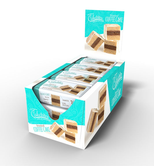 Cookies United Cinna Crumb Cake Bites Display 2 Ounce Size - 96 Per Case.