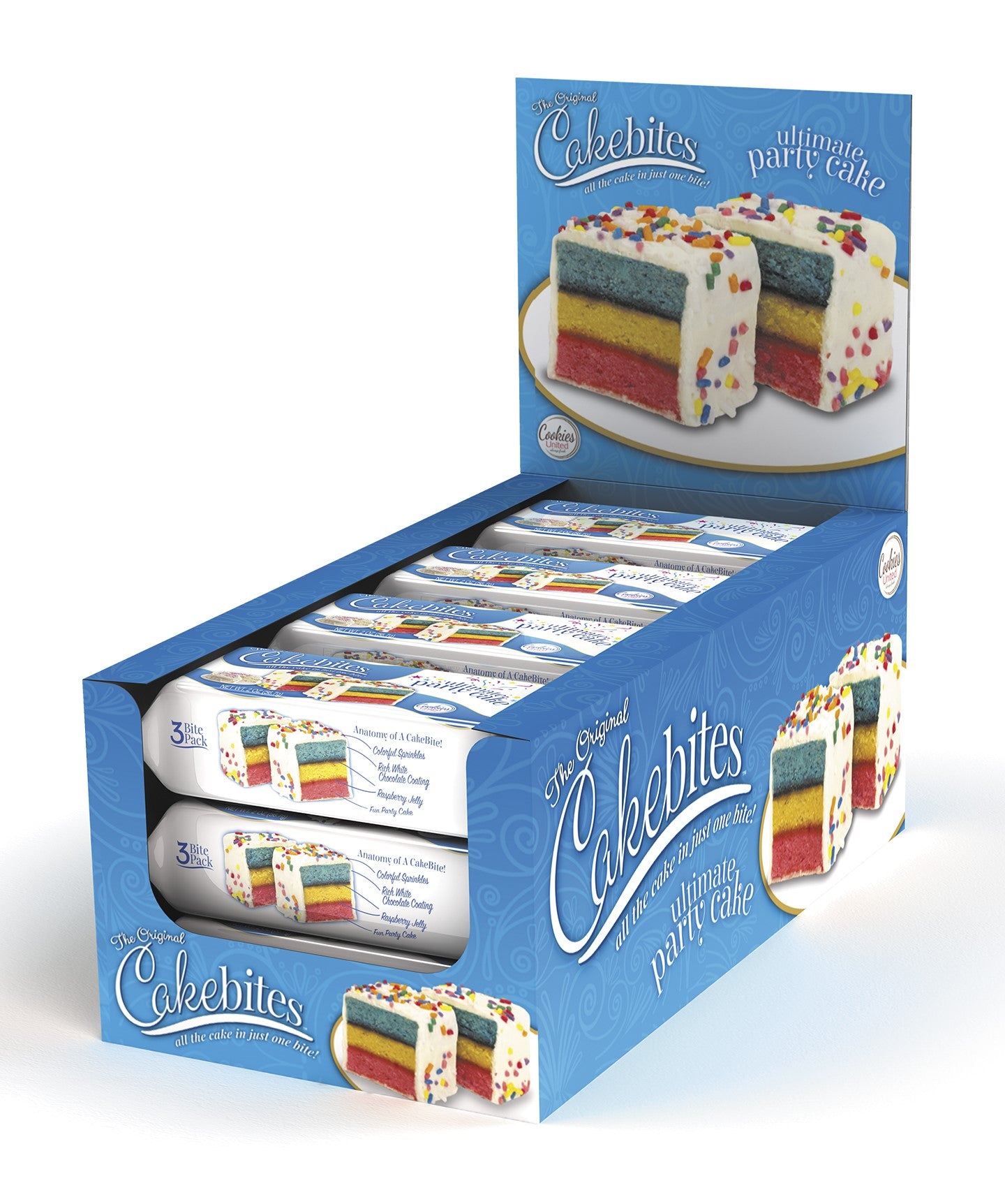 Cookies United Ultimate Party Cake Display 8-12-2 Ounc Kosher 8-12-2 Ounc