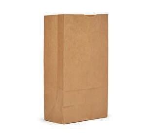 Ajm 12# Narrow Base Kraft Bag, 500 Count Per Case