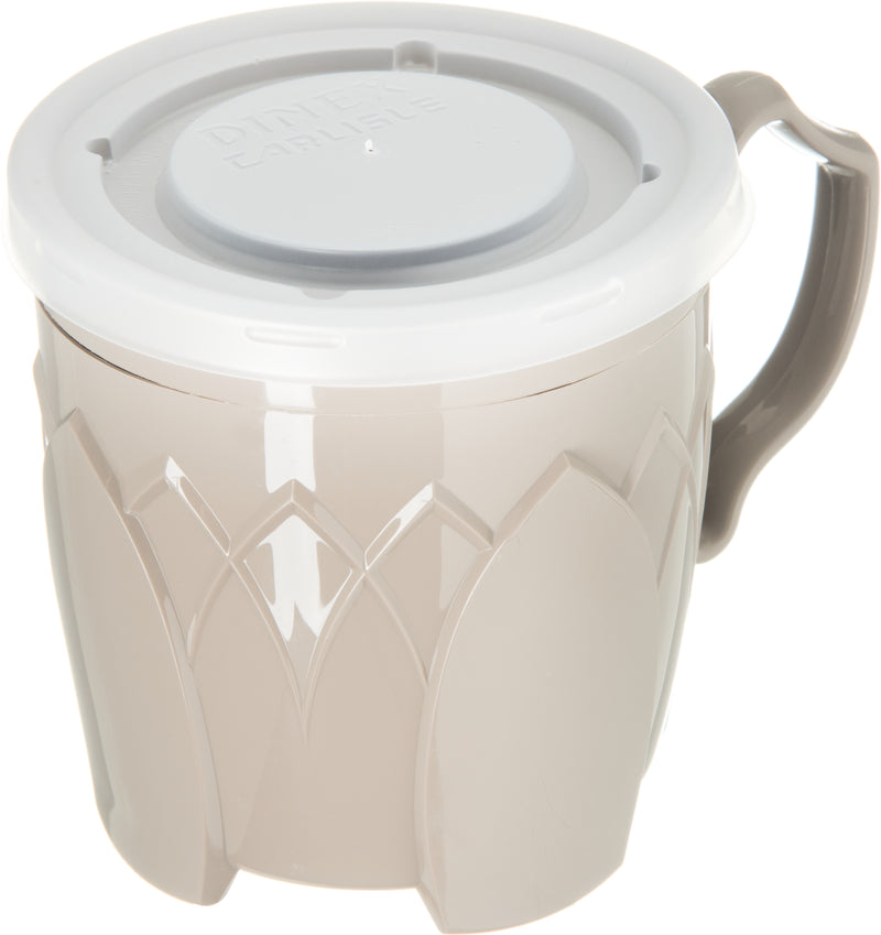 Fenwick Translucent Mug & Bowl Lid Translucent 3.5 In - 1500 Per Case.