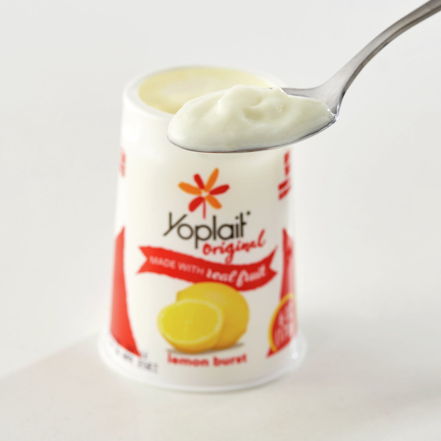 Yoplait® Original Yogurt Single Serve Cup Lemon Burst 6 Ounce Size - 12 Per Case.