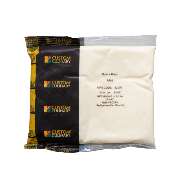 Sauce Beurre Blanc (wht Butr) Pouch Frozen 2 Pound Each - 8 Per Case.