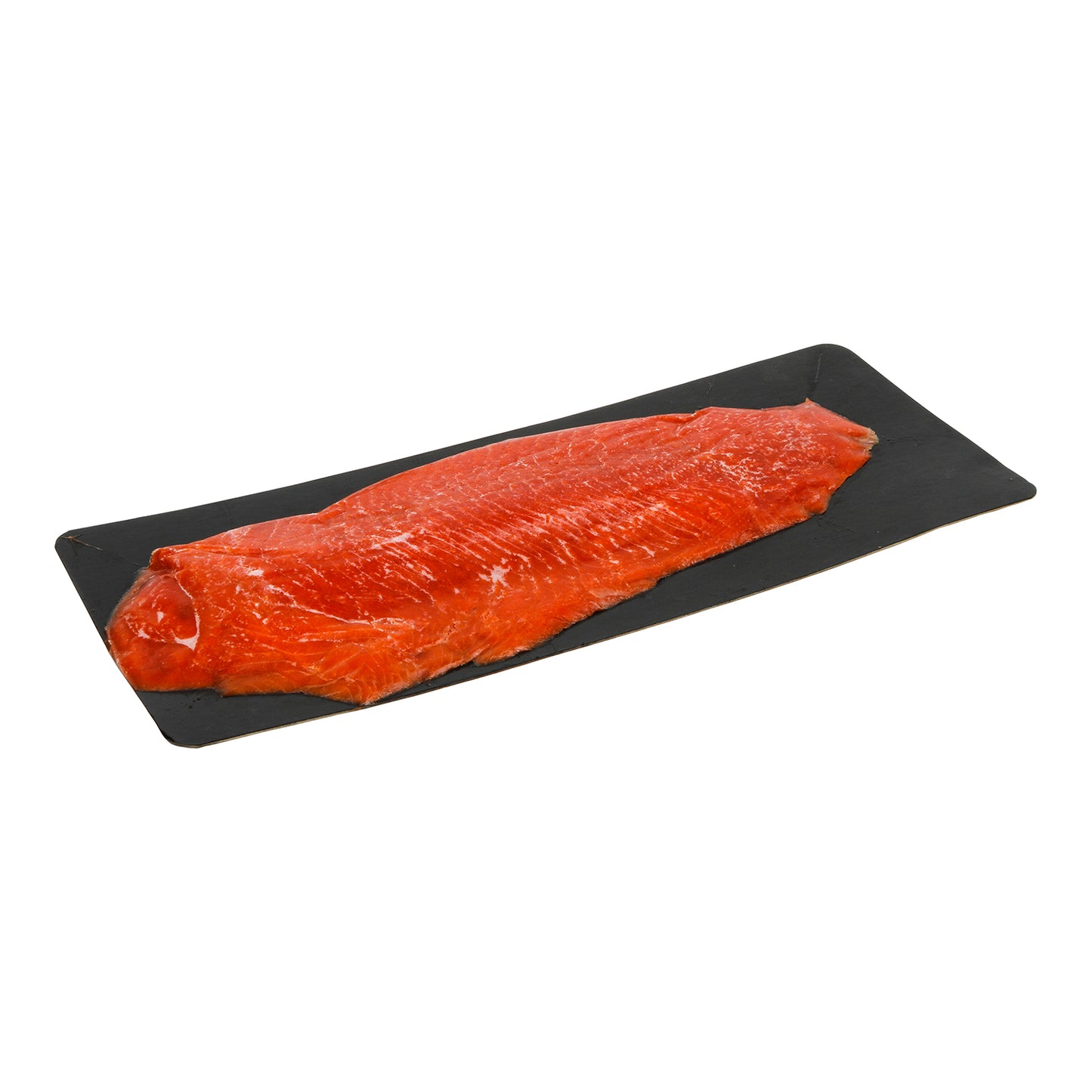 Trident Seafood Frozen Sliced Smoked Skinless Salmon Sockeye Sides Nova 1.5 Pound Each - 2 Per Case.