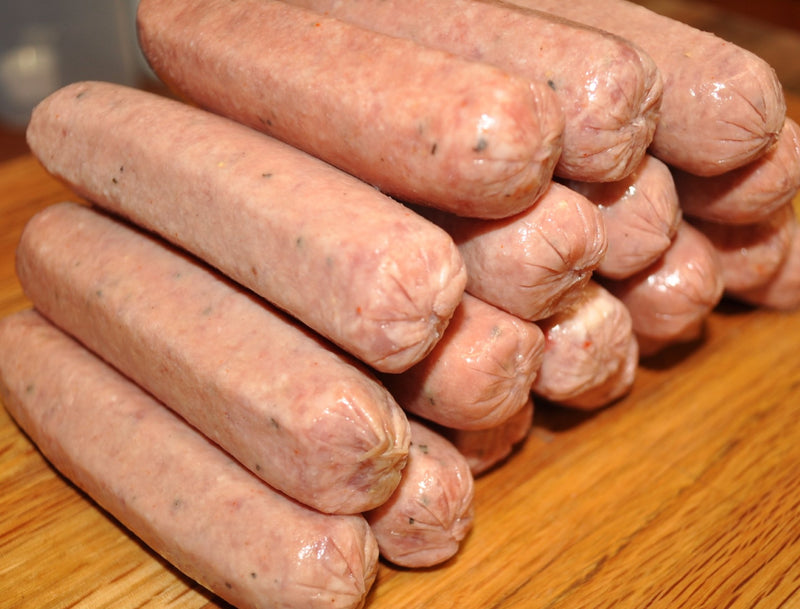 Smoked Sausage Mini Link 10 Pound Each - 1 Per Case.