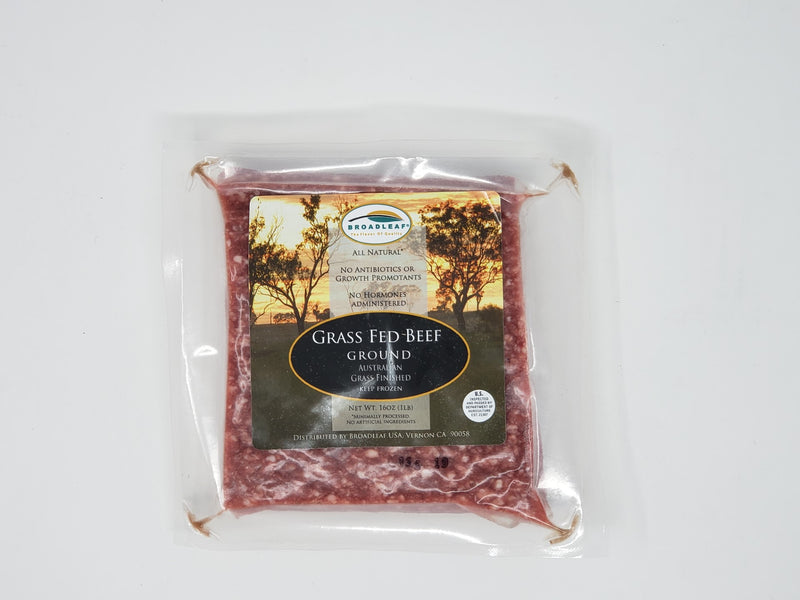 Ground Beef Grass Fed 16 Ounce Size - 10 Per Case.