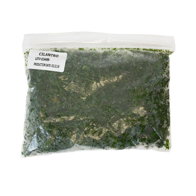 Fresh Frozen Cilantro 8 Ounce Size - 4 Per Case.