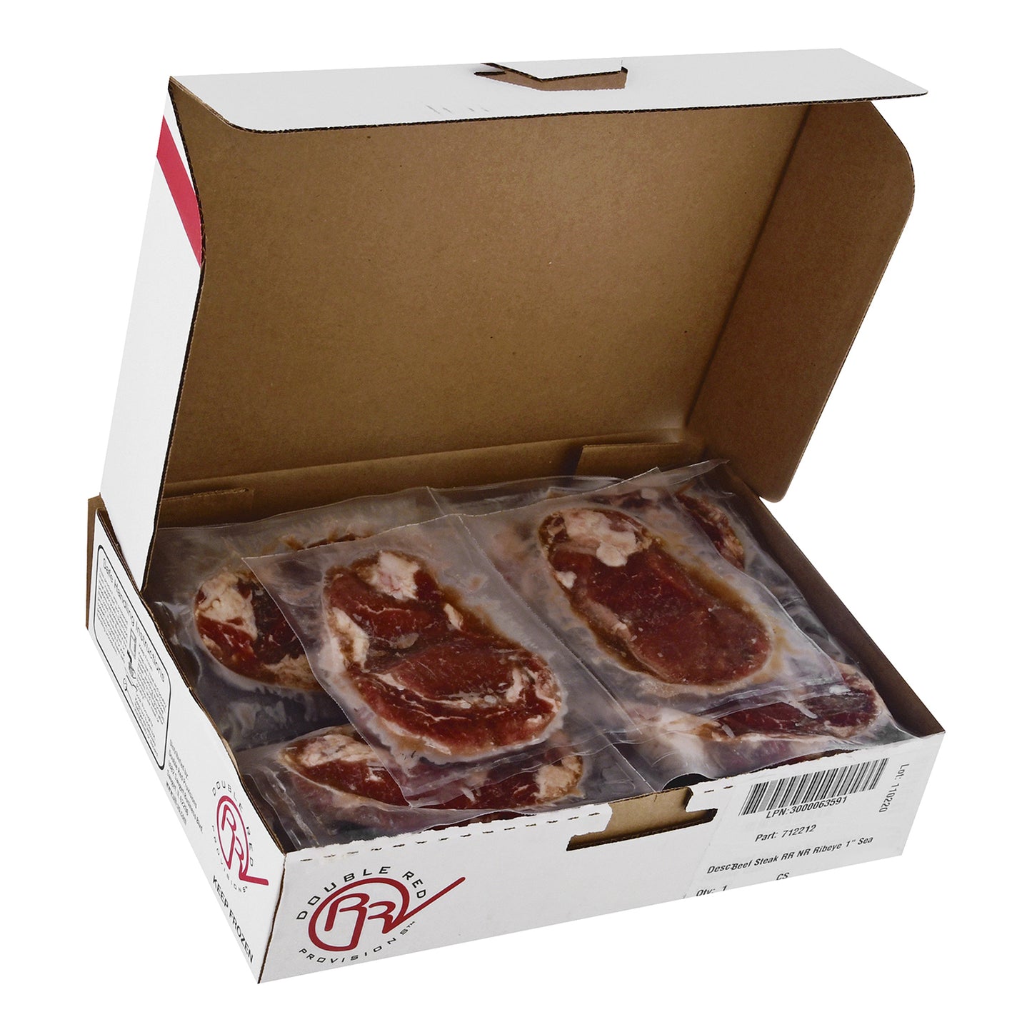 Ribeye Beef Steak 12 Ounce Size - 14 Per Case.