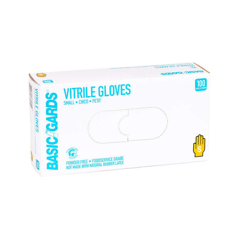 Powder Free Blue Vitrile Small Glove 100 Each - 1000 Per Case.