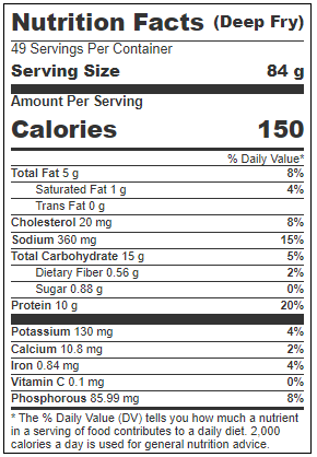 Wayne Farms Fully Cooked Breaded Chicken Tenders 3.5 Ounce, 4.5 Pound Each - 2 Per Case.