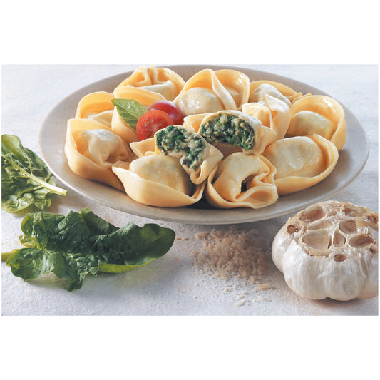 Joseph's Gourmet Pasta Spinach And Garlic Tortellini 3 Pound Each - 2 Per Case.