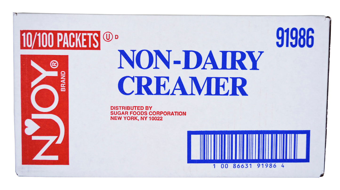 N'joy Creamer Non Dairy 2.5 Grams Each - 5.51 Pound Per Case.