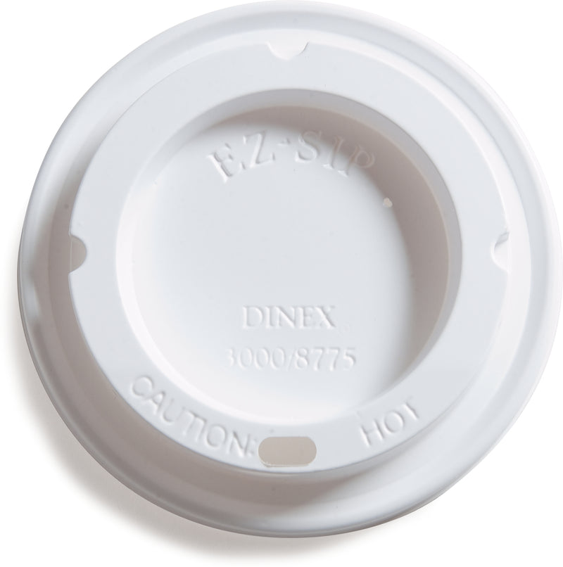 Turnbury E Z Sip Mug & Bowl Lid White 3.5 In - 1000 Per Case.