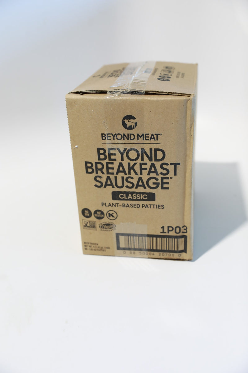 Beyond Meat Beyond Breakfast Sausage Plant Based Patties 1.63 Ounce Size - 90 Per Case.