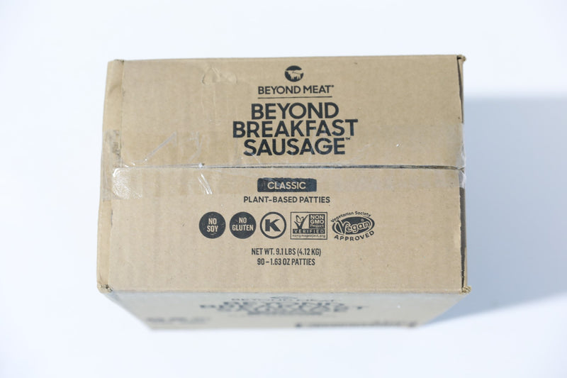 Beyond Meat Beyond Breakfast Sausage Plant Based Patties 1.63 Ounce Size - 90 Per Case.