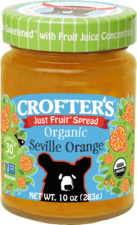 Crofters Organic Spread Fruit Orange 10 Ounce Size - 6 Per Case.