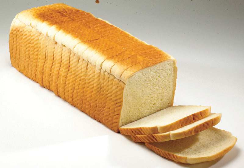 Bread White Pullman Loaf Slice 42 Ounce Size - 8 Per Case.