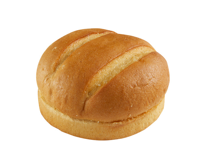 4" Dbl Cut Potato Hamburger Bun 31 Ounce Size - 8 Per Case.