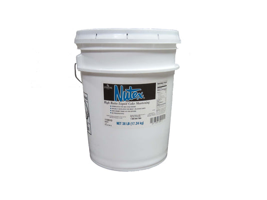 Nutex Shortening Liquid Cake, 38 Pound- 1 Per Case.