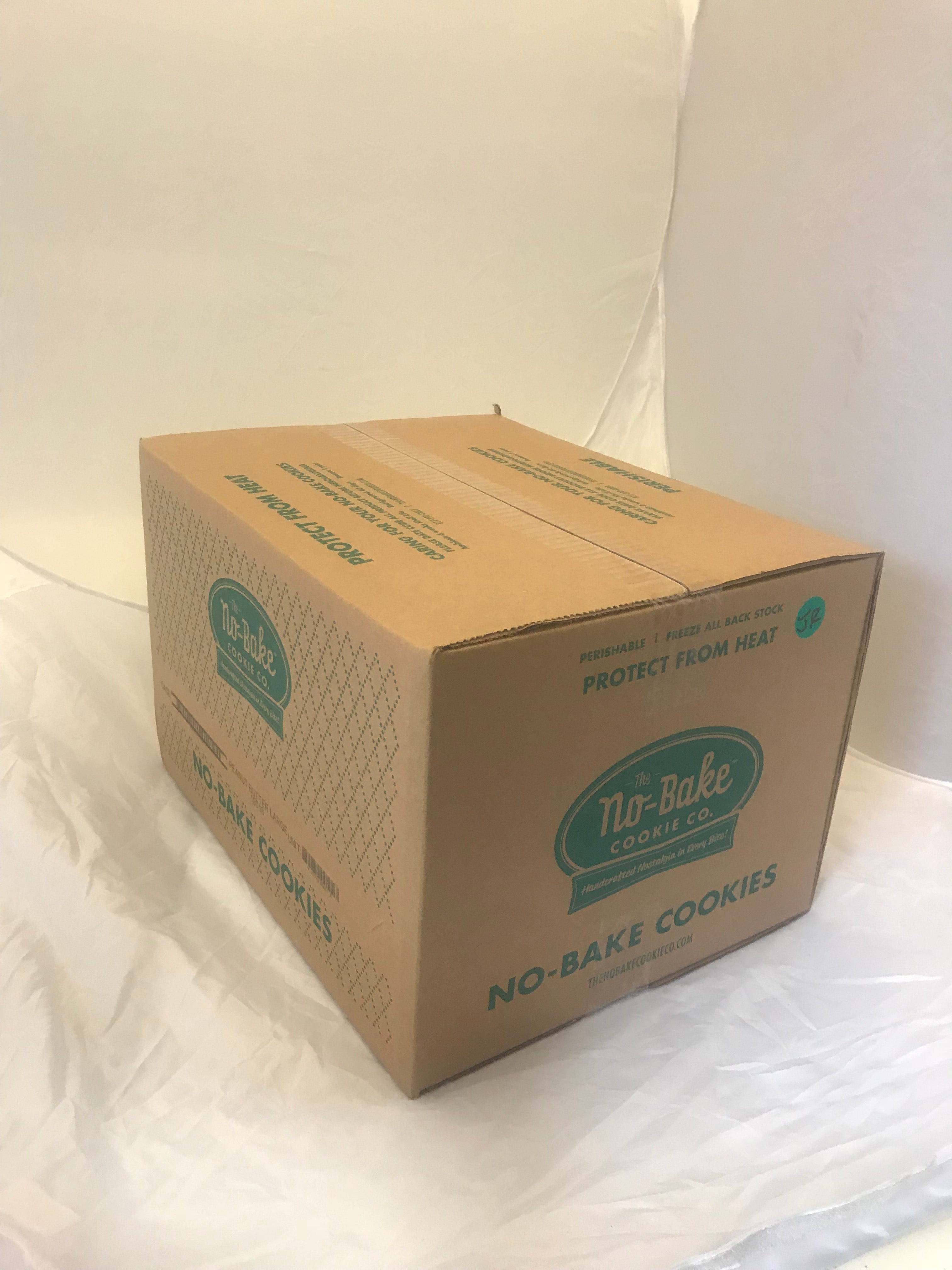 The No Bake Cookie Co Creamy Peanut Butterlarge Individually Wrapped 4.3 Ounce Size - 72 Per Case.