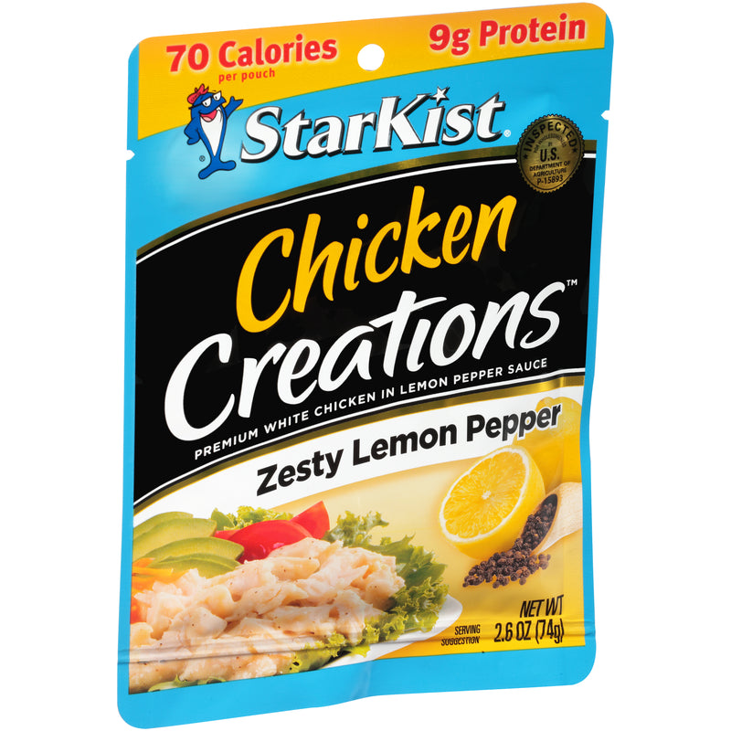 Starkist Lemon Pepper Chicken 2.6 Ounce Size - 12 Per Case.